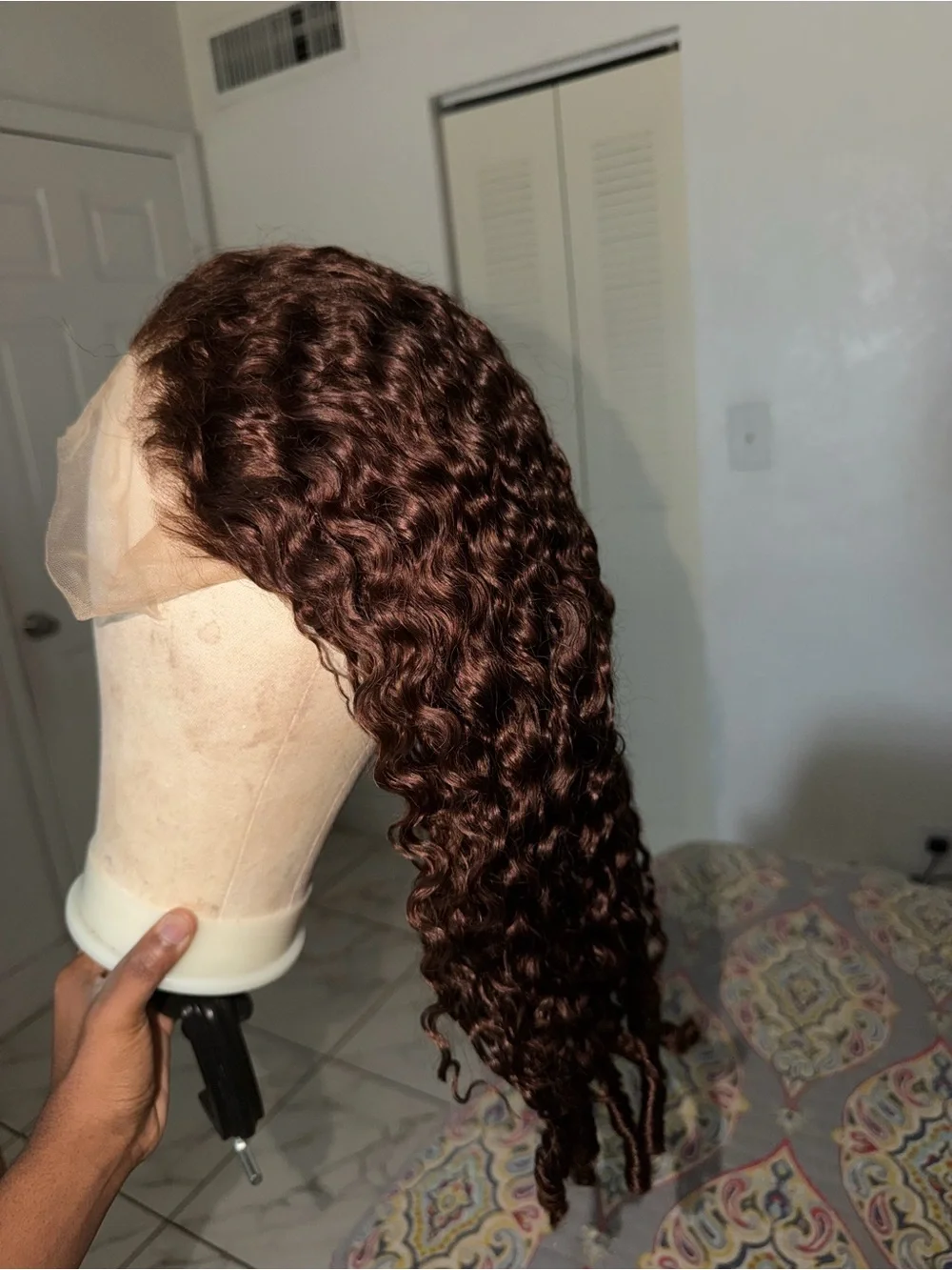 Deep Wave Brown Lace Front Wig - Women Hair